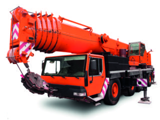 Mechanical crane Liebherr.